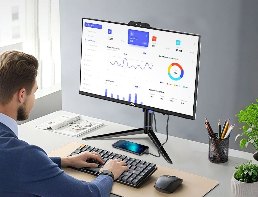 AOC series all-in-one PC with built-in UPS